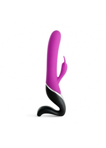 Elegancki wibrator ze stymulatorem - Plaisirs Secrets Rabbit fioletowy