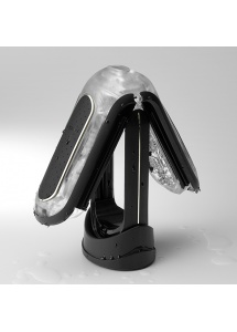 Elektronicznie sterowany masturbator - Tenga Flip Zero 0 Electronic Vibration Black