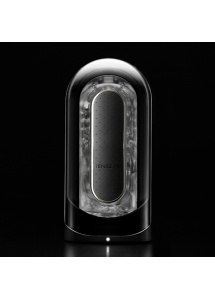 Elektronicznie sterowany masturbator - Tenga Flip Zero 0 Electronic Vibration Black