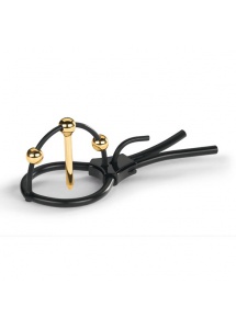 Elektrostymulator penisa z sondą - Mystim Plunging Pete Corona Strap 