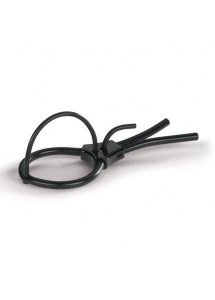 Elektrostymulator penisa z łukiem - Mystim Pure Pete Corona Strap 