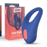 Erekcyjny pierścień z wibracjami - FeelzToys RRRING Date Night Cock Ring  
