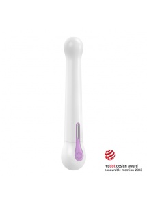 Ergonomiczny wibrator z kulką - Ovo F2 Vibrator Biały
