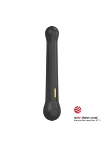 Ergonomiczny wibrator z kulką - Ovo F2 Vibrator Czarny