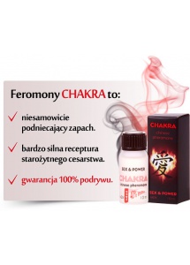 Chakra Chińskie Feromony dla mężczyzn - Najnowsza generacja - 10ml