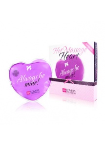 Gorące Serduszka do masażu całego ciała - Napis Always be mine, fioletowe