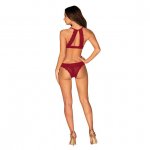 Gorący czerwony komplet - Obsessive Ivetta Set S/M  