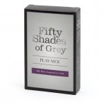 Gra erotyczna - Fifty Shades of Grey Play Nice Talk Dirty Card Game  