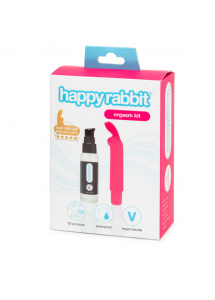 Zestaw orgazmowy żel i mini wibrator - Happy Rabbit Orgasm Kit