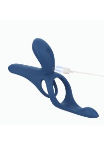 HONEYPLAYBOX - STEROWANY APLIKACJĄ WIBRATOR DLA PAR NIEBIESKI