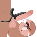 HONEYPLAYBOX -  WIBRATOR DLA PAR PODWÓJNY STEROWANY APLIKACJĄ CZARNY