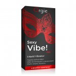 Jadalny żel stymulujący łechtaczkę i rozgrzewający - Orgie Sexy Vibe! Hot Liquid Vibrator 15 ml   
