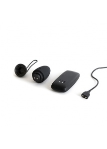 Jajeczko wibrujące - B Swish bnaughty Unleashed Premium Vibrating Egg  Czarny