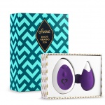 Jajeczko wibrujące - FeelzToys Anna Vibrating Egg Remote  Fioletowy