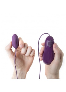 Jajeczko wibrujące ze sterowaniem przewodowym - B Swish bnaughty Deluxe  Fioletowy