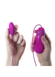Jajeczko wibrujące ze sterowaniem przewodowym - B Swish bnaughty Deluxe  Fioletowy Jasny