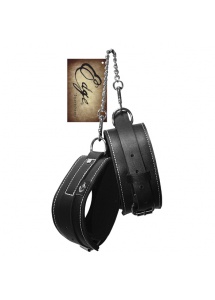 Kajdanki na kostki - Sportsheets Edge Leather Ankle Restraints  