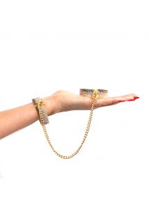 Kajdanki ozdobne typu mesh - RS Icons Diamond Handcuffs Liz  