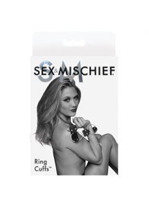 Kajdanki ozdobne - S&M Ring Cuffs  
