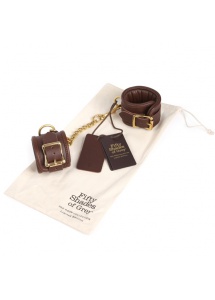 Kajdanki skórzane Fifty Shades of Grey -  Red Room Coll. Wrist Cuffs 