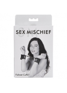 Kajdanki z siateczką - S&M Fishnet Cuffs  