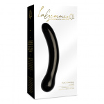 Kamienne dildo do punktu G -  La Gemmes G Curve  Czarny Obsydian