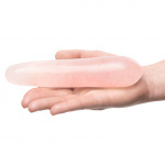 Kamienne dildo masażer - La Gemmes Wand Różowy Kwarc