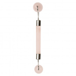 Kamienny masażer roller do twarzy - La Gemmes Facial Massage Roller Różowy Kwarc