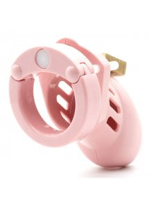Męski pas cnoty klatka na penisa z poliwęglanu - CB-X CB-6000S Chastity Cock Cage Różowy