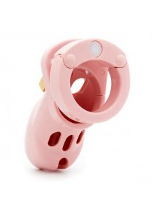 Męski pas cnoty klatka na penisa z poliwęglanu - CB-X CB-3000 Chastity Cock Cage Różowy