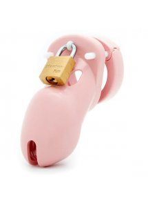 Męski pas cnoty klatka na penisa z poliwęglanu - CB-X CB-3000 Chastity Cock Cage Różowy