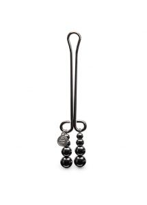 Klips na łechtaczkę - Fifty Shades of Grey Darker Just Sensation Beaded Clitoral Clamp 
