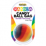 Knebel cukierkowy - Rainbow Candy Ball Gag  