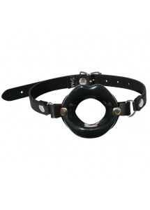 Knebel usta - S&M Silicone Lips   Czarny