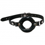 Knebel usta - S&M Silicone Lips   Czarny