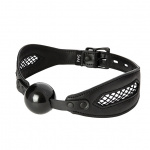 Knebel z opaską z siateczki - S&M Fishnet Ball Gag  