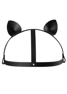 Kocie uszy opaska - Bijoux Indiscrets Maze Head Piece  Czarny