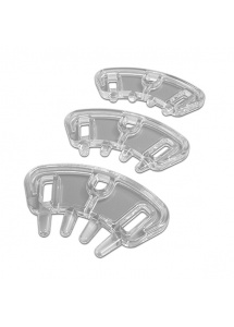 Kolce do klatki na penisa - Mystim Fang Gang Spacers with Spikes  