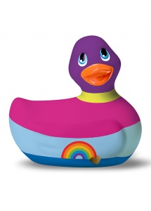 Kolorowy masażer kaczuszka - I Rub My Duckie 2.0 Colors  Fioletowy