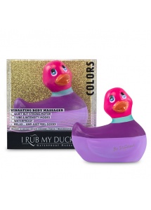 Kolorowy masażer kaczuszka - I Rub My Duckie 2.0 Colors  Różowy