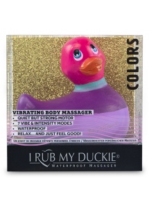 Kolorowy masażer kaczuszka - I Rub My Duckie 2.0 Colors  Różowy