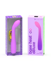 B Swish - Zakrzywiony Silikonowy Stymulator Bgee Heat Infinite Deluxe Fioletowy
