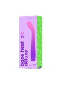 B Swish - Zakrzywiony Silikonowy Stymulator Bgee Heat Infinite Deluxe Fioletowy