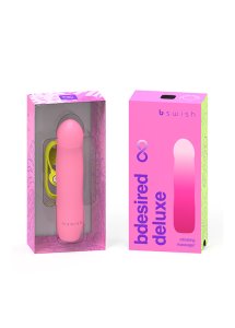 B Swish - Klasyczny Silikonowy Wibrator Bdesired Infinite Deluxe Różowy