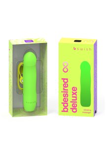 B Swish - Klasyczny Silikonowy Wibrator Bdesired Infinite Deluxe Zielony