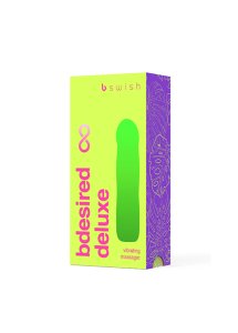 B Swish - Klasyczny Silikonowy Wibrator Bdesired Infinite Deluxe Zielony