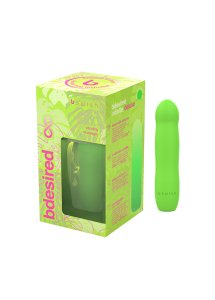 B Swish - Klasyczny Silikonowy Wibrator Bdesired Infinite Deluxe Beauty Edition Zielony