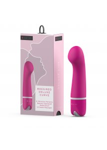 B Swish - Wygięty Wibrator Do Punktu-G Ciemny Różowy Bdesired Deluxe Curve