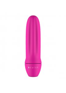 B Swish - Mini Wibrator Z Rowkami Różowy