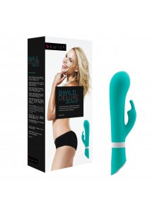 B Swish - Wibrator Stymulujący Króliczek Zielony Bwild Deluxe Bunny Rabbit